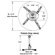 Premier Mounts Polaris Universal Projector Mount (Extension Model)