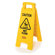 Rubbermaid Commercial Products Floor Safety Sign with Multi-Lingual "Caution" Logo