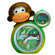 Baby Zoo Momo Clock in Green / Yellow