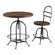 Cyan Design Lucca Table Raw Iron and Natural Wood