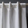 Pom Pom At Home Winston Belgian Linen Curtain Panel in White