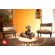 P.L.A.Y. Signature Urban Denim Round Dog Bed in Medieval Blue / Mandarin