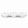 Dansk Classic Fjord 3 Piece Dip Bowls with Rectangular Serving Tray