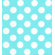 Persnickety Baby Bedding Gus Full Nursery Fitted Crib Sheet in Turquoise Dot