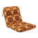 Pillow Perfect Outdoor Rounded Chair Cushion