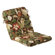 Pillow Perfect Outdoor Rounded Chair Cushion