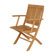 Barlow Tyrie Teak Monaco Carver Folding Dining Arm Chair with Cushion