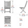 Barlow Tyrie Teak Ascot 3 Piece Dining Set
