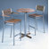 Barlow Tyrie Teak Equinox Round High Bar Table