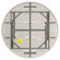 Flash Furniture 60" Round Blow Molded Plastic Folding Table in Granite White