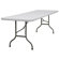 Flash Furniture 30" W Blow Molded Plastic Folding Table in Granite White