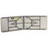 Flash Furniture Blow Molded Plastic Bi-Folding Table in Granite White