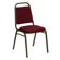 Flash Furniture Hercules Series Trapezoidal Back Stacking Banquet Chair with Gold Vein Frame