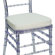 Flash Furniture Flash Elegance Stacking Resin Chiavari Chair in Crystal Clear