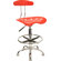 Flash Furniture Height Adjustable Drafting Stool with Chrome Base