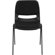 Flash Furniture Hercules Series Ergonomic Shell Stack Chair in Black