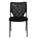 Flash Furniture Hercules Series Designer Mesh Fabric Stacking Side Chair in Black