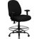 Flash Furniture Height Adjustable Hercules Series Big and Tall Fabric Drafting Stool with Arms and Extra Wide Seat