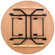 Flash Furniture Round Wood Folding Banquet Table with Clear Coated Finished Top