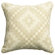 Mastercraft Fabrics Outdoor/Indoor Vibrant Anasazi Alabaster Pillow in White