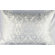 Design Accents LLC Velvet Pillow in Ivory and Silver