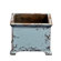 Antique Revival French Square Planter with Wooden Legs
