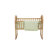 American Baby Company Heavenly Soft Three Piece Minky Dot Cradle Set