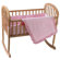 American Baby Company Heavenly Soft Three Piece Minky Dot Cradle Set