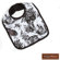Baby Milano Bib in Black Toile