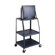 Da-Lite Pixmate 22" x 32" Height Adjustable Shelf Television Cart [Up to 48" Height]