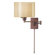 Dainolite Shade Within a Shade1 Light Swing Arm Wall Sconce