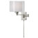 Dainolite Shade Within a Shade1 Light Swing Arm Wall Sconce