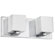 Dainolite Frosted Glass Two Light Bath Vanity in Polished Chrome