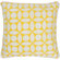 Rizzy Home T-3599 18" Decorative Pillow in Off White / Yellow