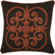 Rizzy Home T-3827 18" Decorative Pillow in Brown