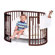 Stokke Sleepi Bassinet and Crib Nursery Set in Walnut with Mattress