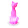 Offi Siamese Cat Pet Lamp in Hot Pink