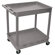 Luxor Two Tub Shelf Utility Cart