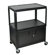 Luxor Extra Wide AV Cart with Cabinet