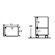Luxor 48" High, Low Priced Table with Locking Cabinet