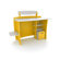 Legare Furniture Kids 43" Multi-Pack Desk with Shelves and Cart