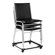 Offices To Go Armless Stacking Chair in Black Vinyl Upholstery