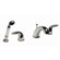 Premier Faucet Sanibel Double Handle Diverter Roman Tub Faucet with Personal Side Shower Head