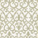 Brewster Home Fashions Serene Ironwork Damask Wallpaper in Gold