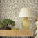 Brewster Home Fashions Serene Ironwork Damask Wallpaper in Gold