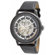 Kenneth Cole Men's Straps Automatics Round Watch in Gunmetal and Black