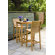 Oxford Garden Dartmoor 3 Piece Bar Height Dining Set