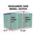 Absco DayLite Steel Garden Shed