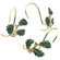 Lenox Holiday Nouveau Shower Curtain Hooks (Set of 12 )