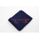 Consider Yourself Hugged Fleece Throw in Navy with Red Hug